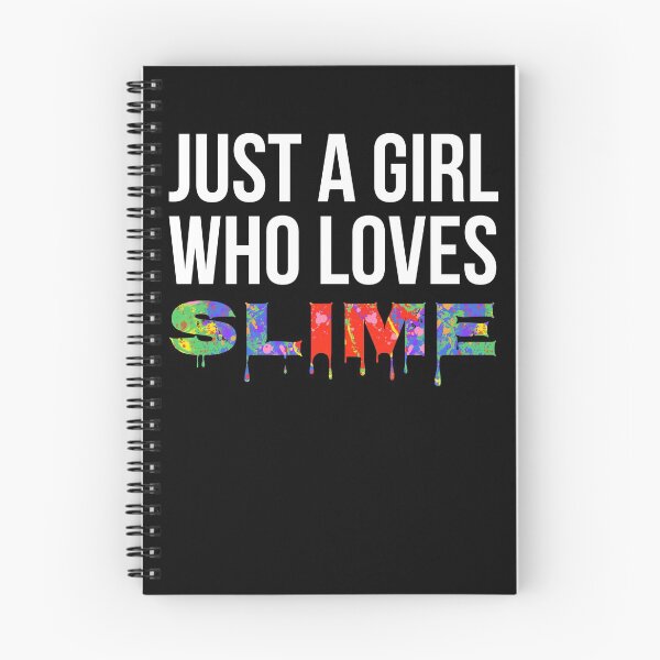 Item preview, Just a Girl who Loves Slime Gift Bright Colors Slime Making Design designed and sold by TNDesignStudio.