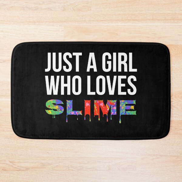 Item preview, Just a Girl who Loves Slime Gift Bright Colors Slime Making Design designed and sold by TNDesignStudio.