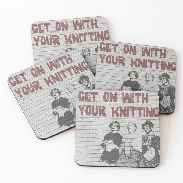Item preview, Graffiti Art: Get on with your knitting designed and sold by halibutgoatramb.
