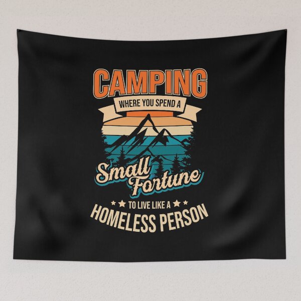 Item preview, Camper Outdoor Camping gift for Homeless Person   designed and sold by 2blackcherries.