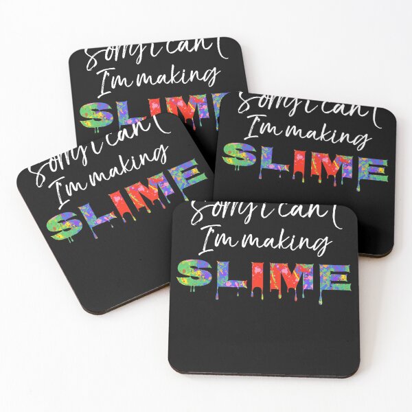 Item preview, Sorry I Can't I'm Making Slime Caligraphy Gift Bright Colors Slime Making Design designed and sold by TNDesignStudio.