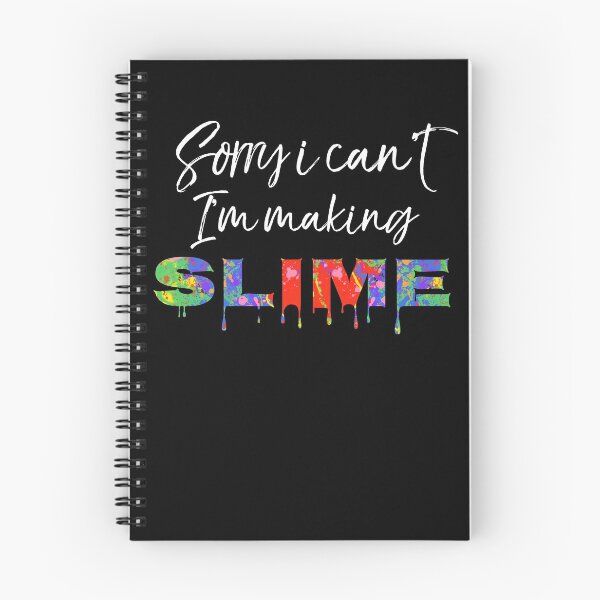 Item preview, Sorry I Can't I'm Making Slime Caligraphy Gift Bright Colors Slime Making Design designed and sold by TNDesignStudio.