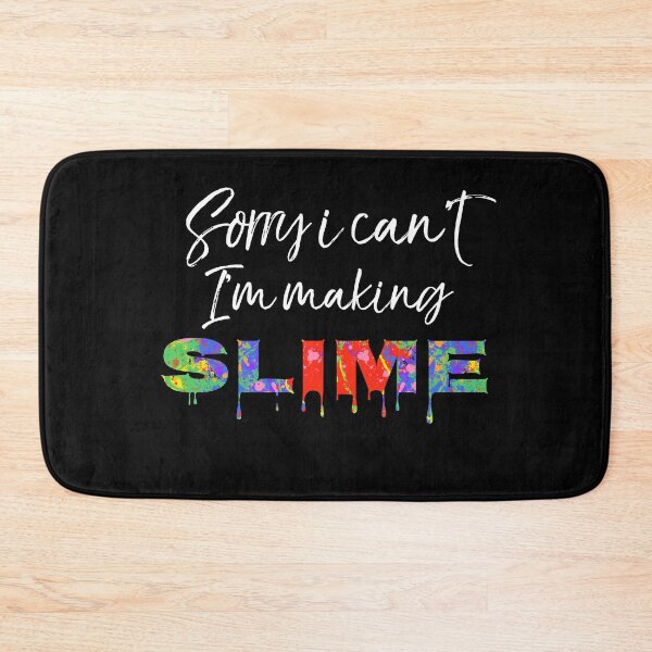 Item preview, Sorry I Can't I'm Making Slime Caligraphy Gift Bright Colors Slime Making Design designed and sold by TNDesignStudio.