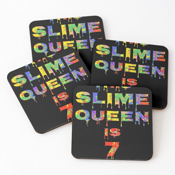Item preview, This Slime Queen is 7 Birthday Gift Bright Colors Slime Making Design designed and sold by TNDesignStudio.