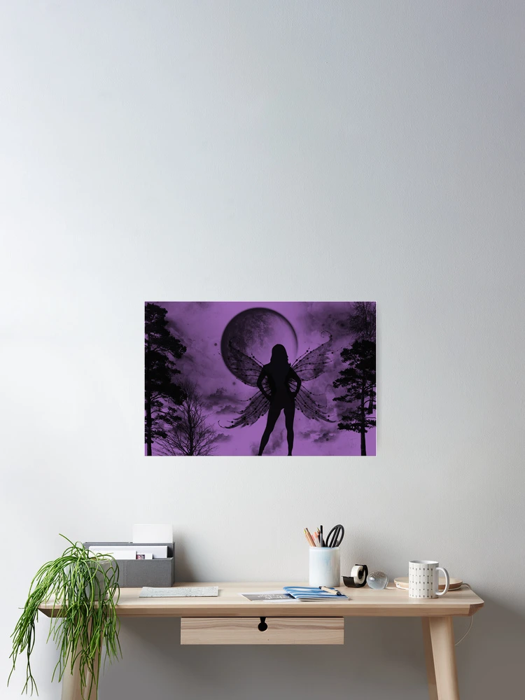 Thumbnail 2 of 3, Poster, Pixie Night designed and sold by Rozalia Toth.