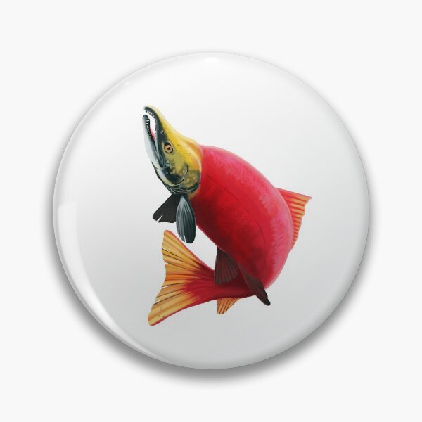 Item preview, Sockeye Salmon Illustration designed and sold by Moloko88.