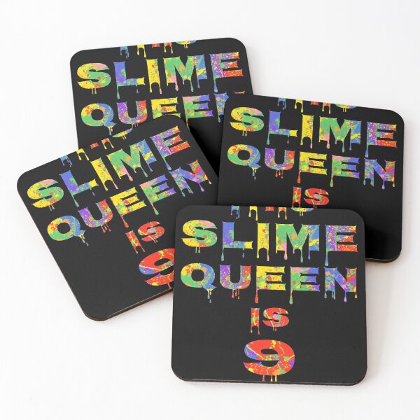 Item preview, This Slime Queen is 9 Birthday Gift Bright Colors Slime Making Design designed and sold by TNDesignStudio.