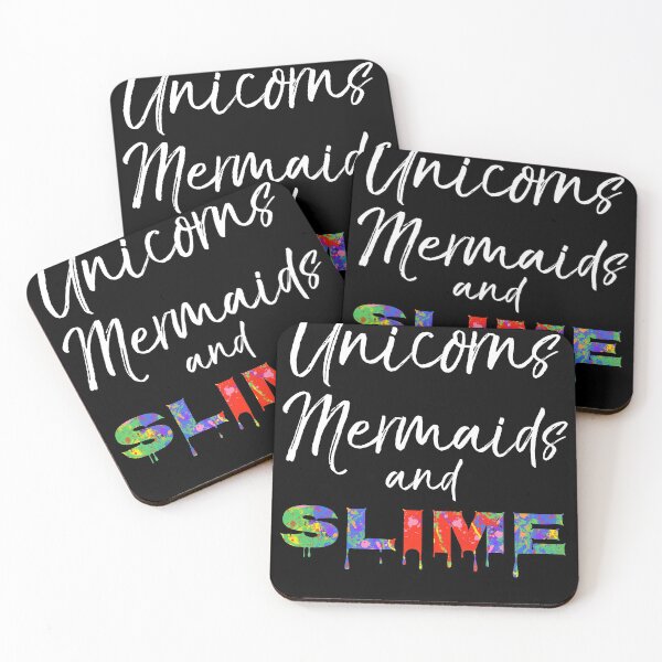 Item preview, Unicorns Mermaids and Slime Gift Bright Colors Slime Making Design designed and sold by TNDesignStudio.