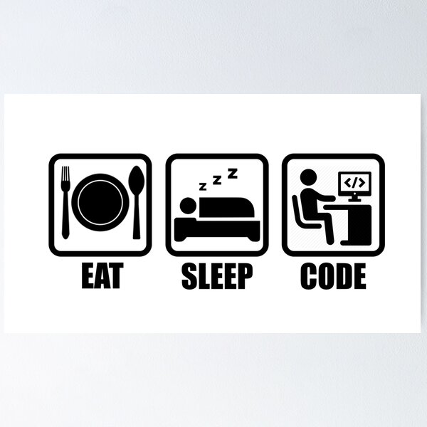Artikel-Vorschau von Eat Sleep Code, designt und verkauft von Aclothing.
