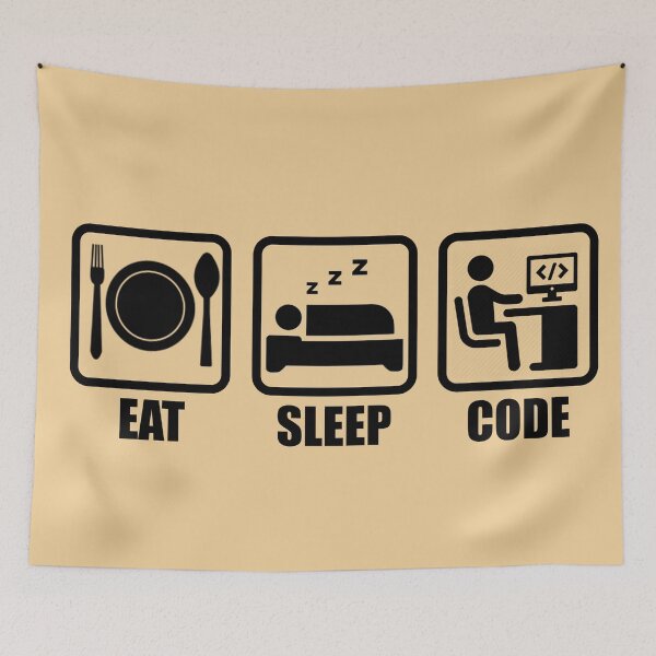 Item preview, Eat Sleep Code designed and sold by Aclothing.