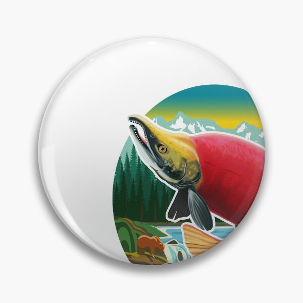 Item preview, Sockeye Salmon Illustration designed and sold by Moloko88.