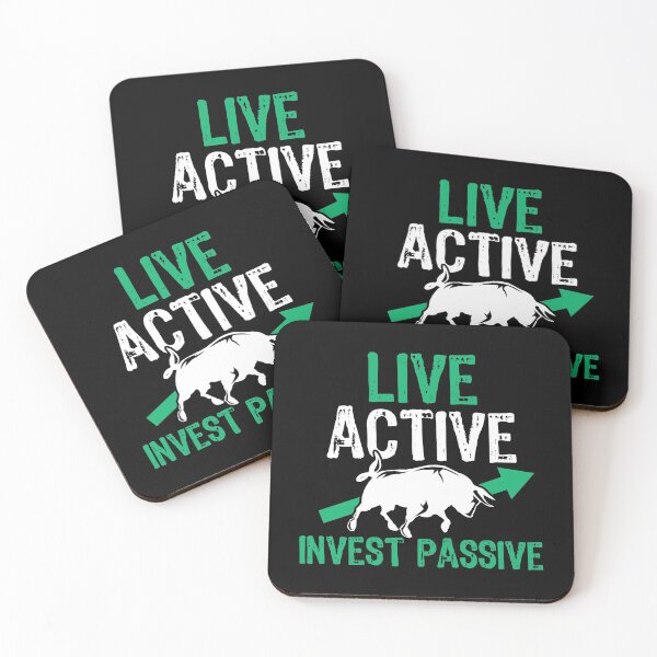 Item preview, Live actively, invest passively designed and sold by FashionFuture.