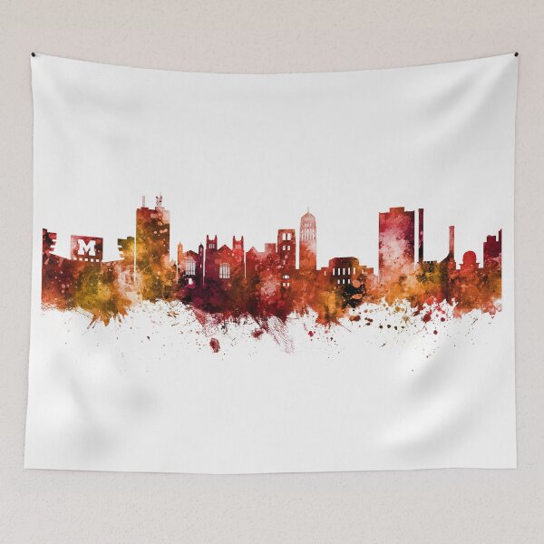 Item preview, Ann Arbor Michigan Skyline designed and sold by ArtPrints.