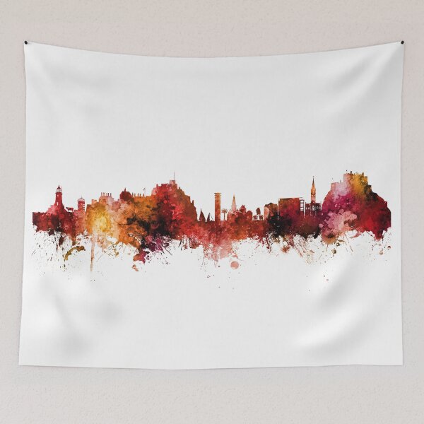 Item preview, Jersey Channel Islands Skyline designed and sold by ArtPrints.
