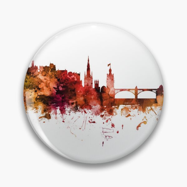 Item preview, Edinburgh Scotland Skyline designed and sold by ArtPrints.