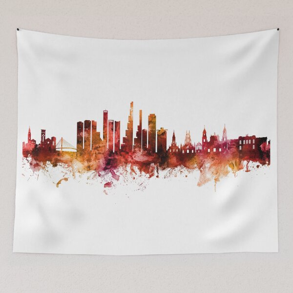 Aperçu de l'œuvre Bogotá Colombia Skyline créée et vendue par ArtPrints.