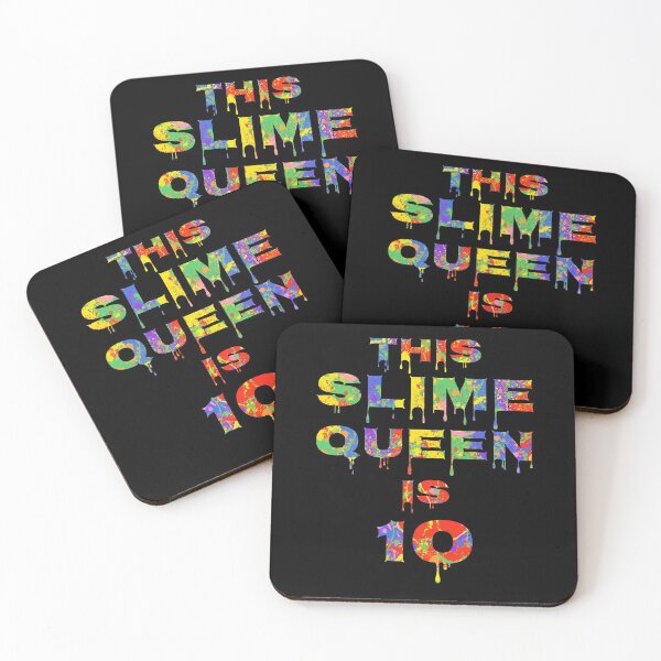 Item preview, This Slime Queen is 10 Birthday Gift Bright Colors Slime Making Design designed and sold by TNDesignStudio.