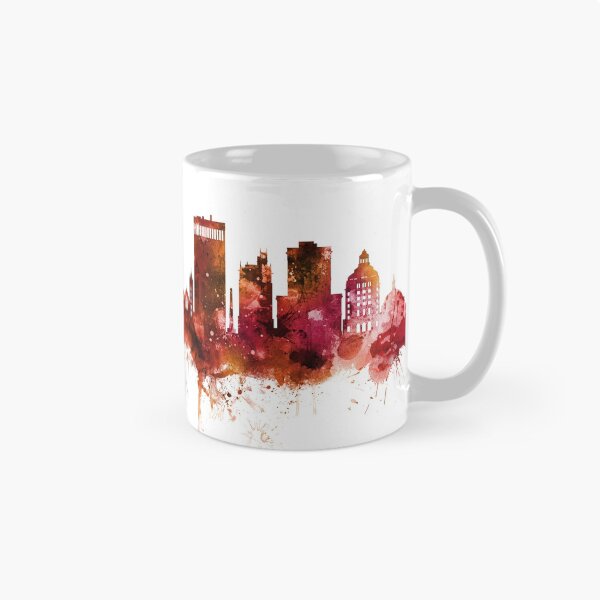 Item preview, Asheville North Carolina Skyline designed and sold by ArtPrints.