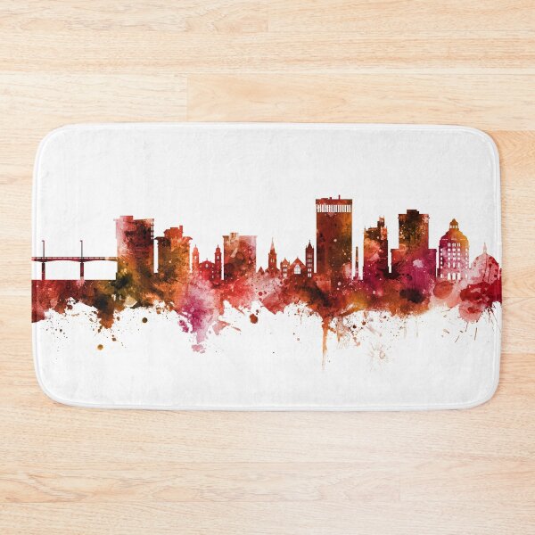 Item preview, Asheville North Carolina Skyline designed and sold by ArtPrints.