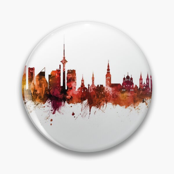 Item preview, Tallinn Estonia Skyline designed and sold by ArtPrints.