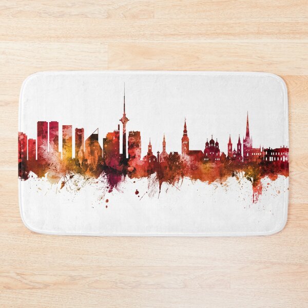 Item preview, Tallinn Estonia Skyline designed and sold by ArtPrints.
