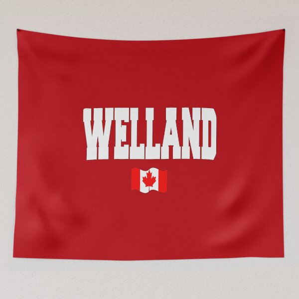 Item preview, Welland with Canadian flag designed and sold by AllShirts21.