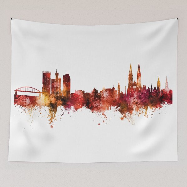 Item preview, Zagreb Croatia Skyline designed and sold by ArtPrints.