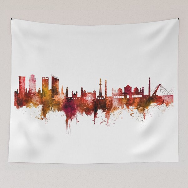 Item preview, Lahore Pakistan Skyline designed and sold by ArtPrints.