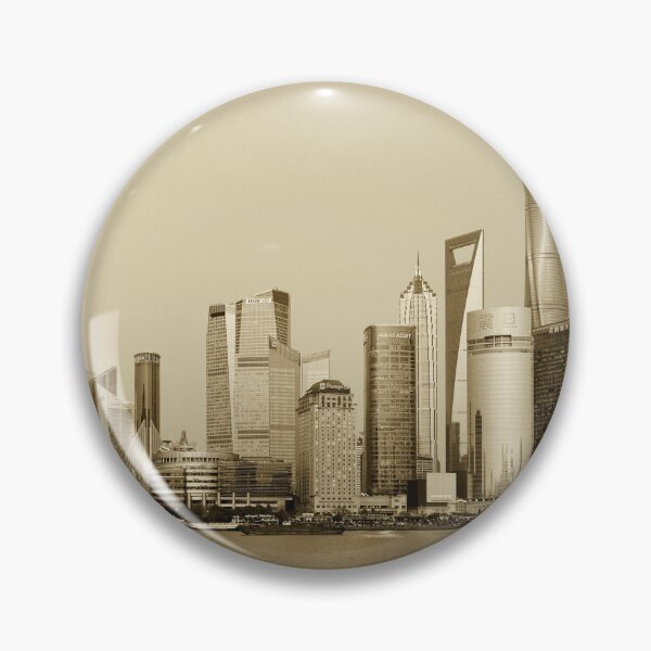 Item preview, Pudong district view from The Bund waterfront area designed and sold by studio838.
