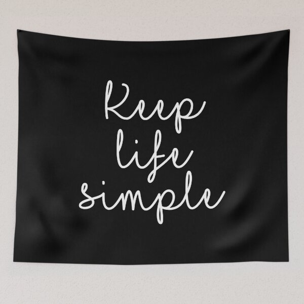 Item preview, keep life simple designed and sold by corbrand.