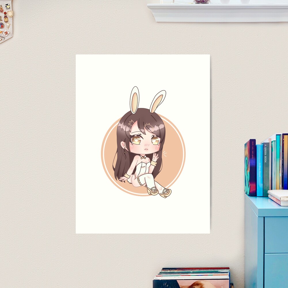 Bunny Yamasaki - gacha edit Poster for Sale by BambooBanana