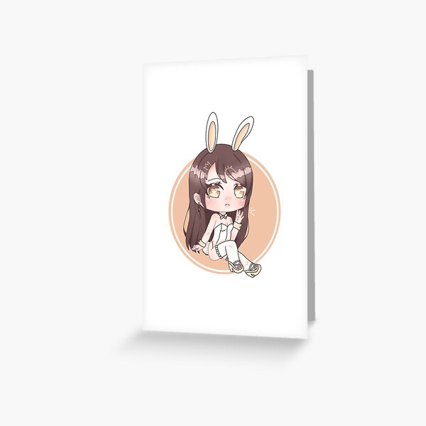 yandere~ - gacha edit Greeting Card for Sale by BambooBanana