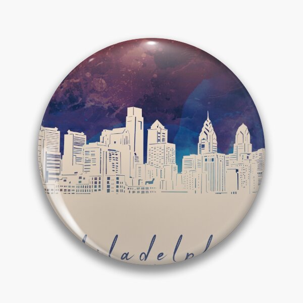 Item preview, philadelphia skyline designed and sold by BekimART2.