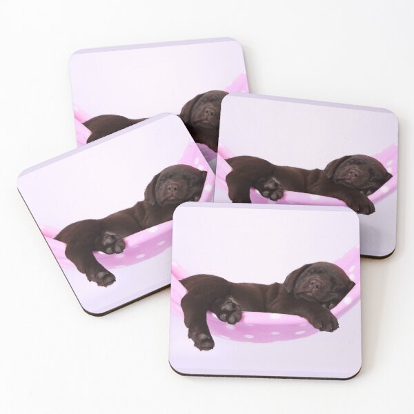 Item preview, sleeping labrador puppy designed and sold by JeanettesPets.