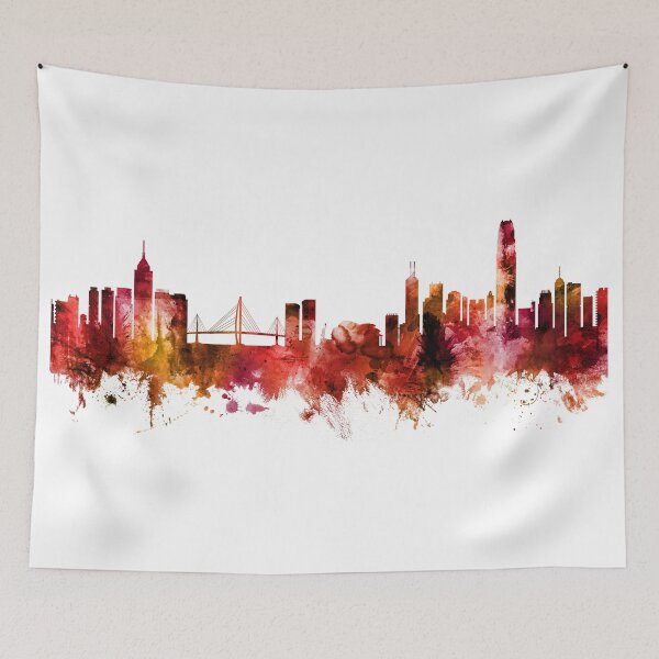 Artikelvorschau, Hong Kong Skyline entworfen und verkauft von ArtPrints.