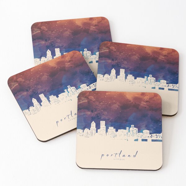 Item preview, portland skyline designed and sold by BekimART2.