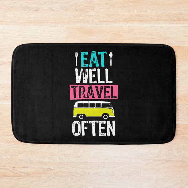 Item preview, eat well, travel often designed and sold by FashionFuture.