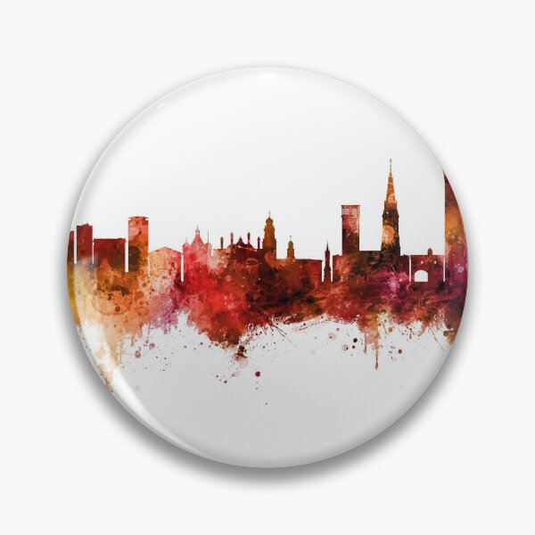 Item preview, Leicester England Skyline designed and sold by ArtPrints.