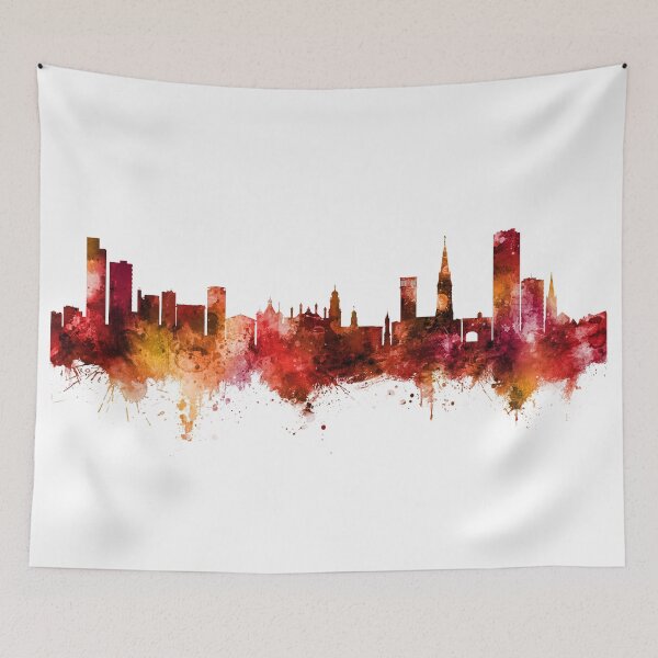 Item preview, Leicester England Skyline designed and sold by ArtPrints.