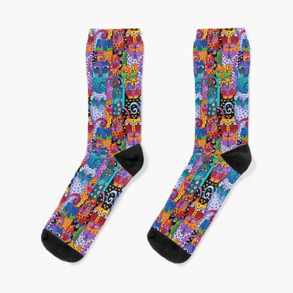 Mysterious Cats Socks