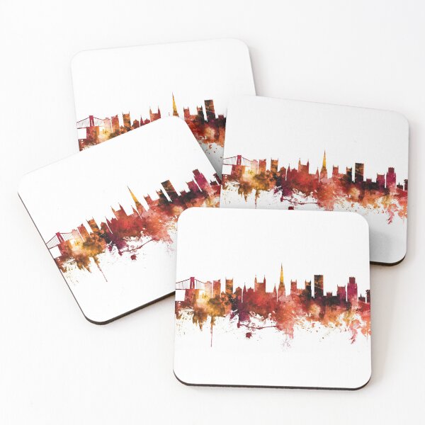 Aperçu de l'œuvre Bristol England Skyline créée et vendue par ArtPrints.