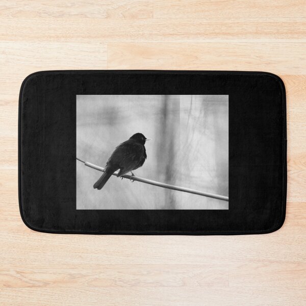 Item preview, Waiting for the inspiration. Blackbird in bw designed and sold by Jouko Lehto Photography.
