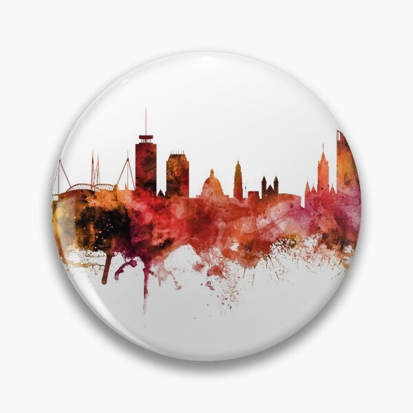 Item preview, Cardiff Wales Skyline designed and sold by ArtPrints.