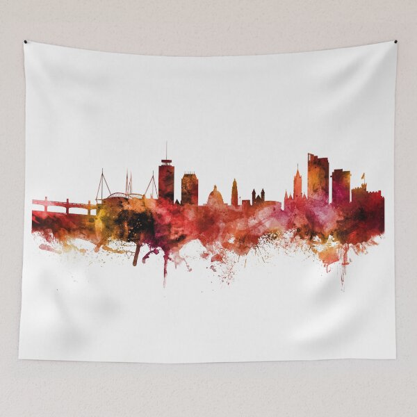 Item preview, Cardiff Wales Skyline designed and sold by ArtPrints.