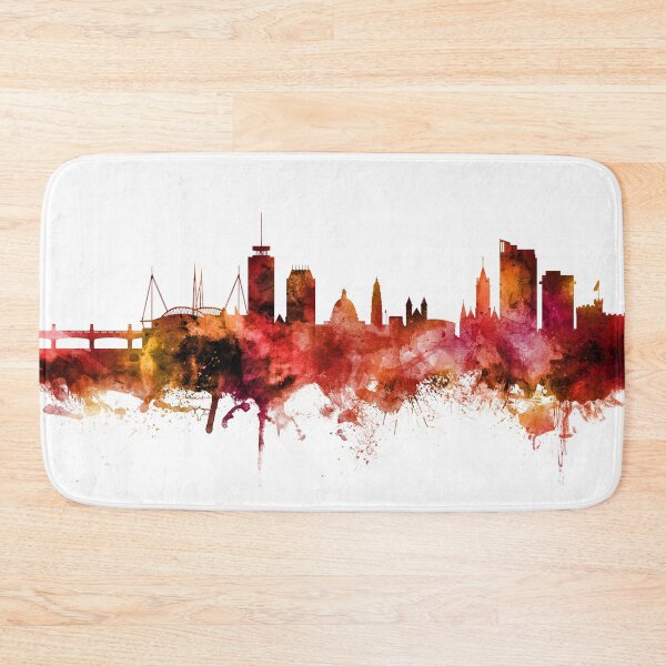 Artikelvorschau, Cardiff Wales Skyline entworfen und verkauft von ArtPrints.