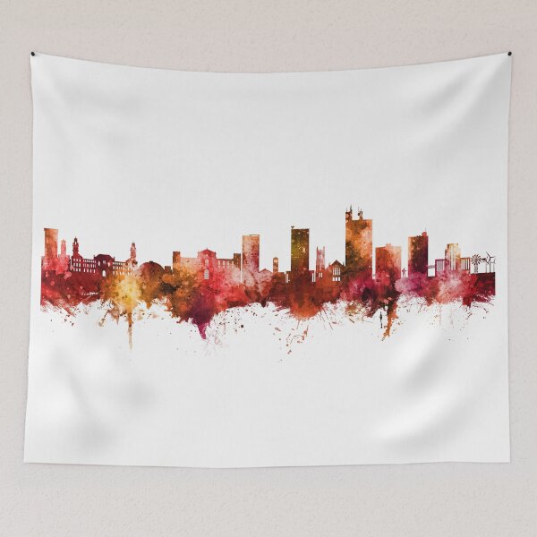 Item preview, Lubbock Texas Skyline designed and sold by ArtPrints.