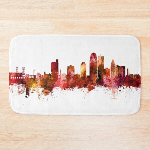Item preview, Winston-Salem North Carolina Skyline designed and sold by ArtPrints.