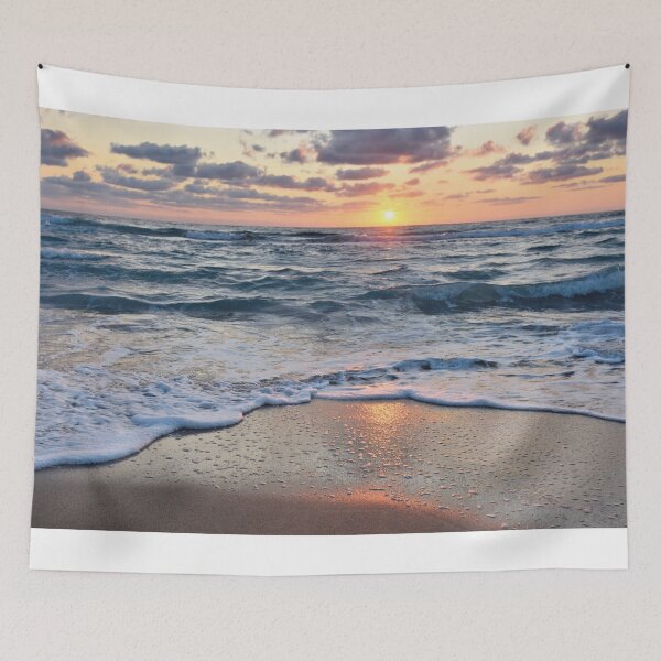 Item preview, Beautiful sunset beach scene designed and sold by studio838.
