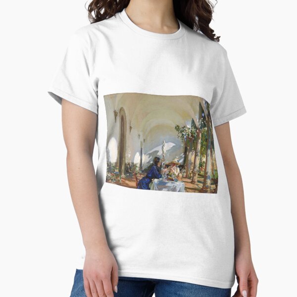 Item preview, John Singer Sargent - Breakfast in the Loggia designed and sold by Impressionist Masters.
