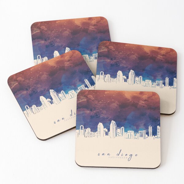 Item preview, san diego skyline designed and sold by BekimART2.